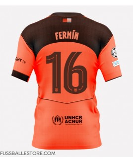 Günstige Barcelona Fermin Lopez #16 3rd trikot 2025-26 Kurzarm
